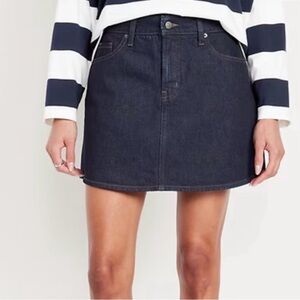 Old Navy High-Waisted OG A-Line Mini Skirt